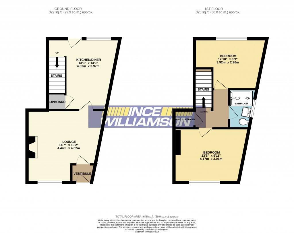 Floorplans For Buchanan Street, Chorley