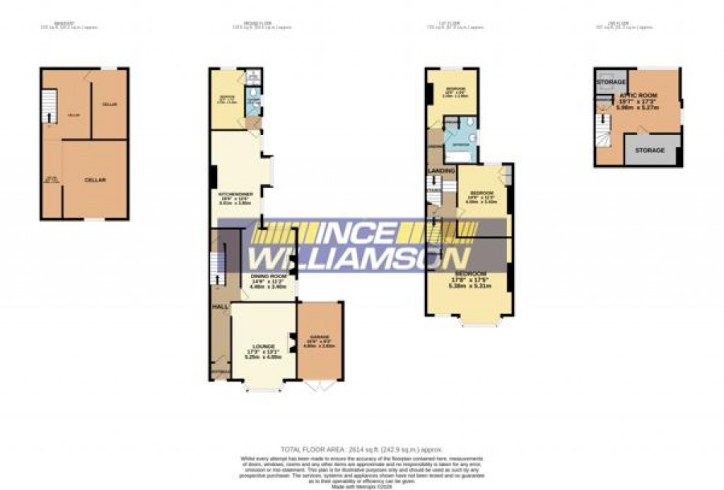 Floorplans For Shaftesbury Place, Chorley