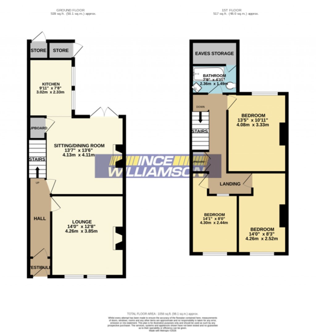 Floorplans For Babylon Lane, Anderton, Chorley