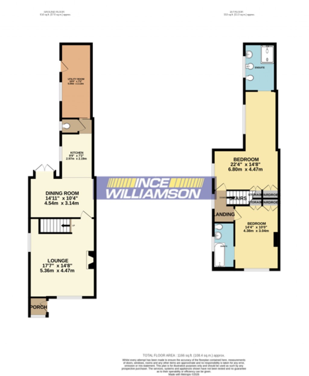 Floorplans For Town Lane, Whittle-Le-Woods, Chorley