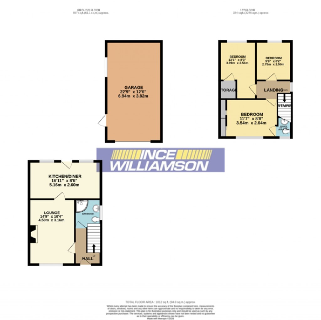 Floorplans For Lindsay Drive, Chorley