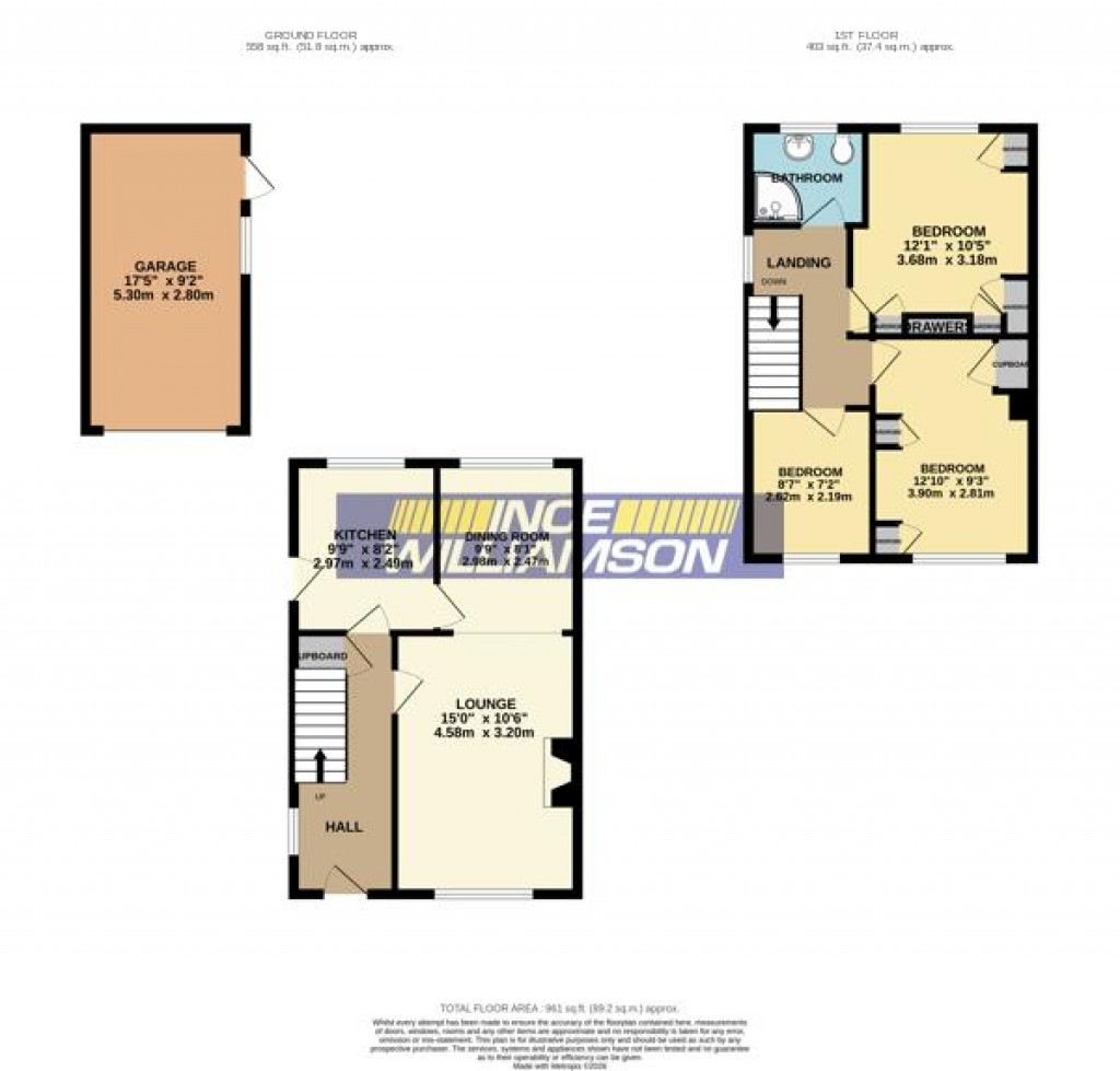 Floorplans For Briar Avenue, Euxton, Chorley