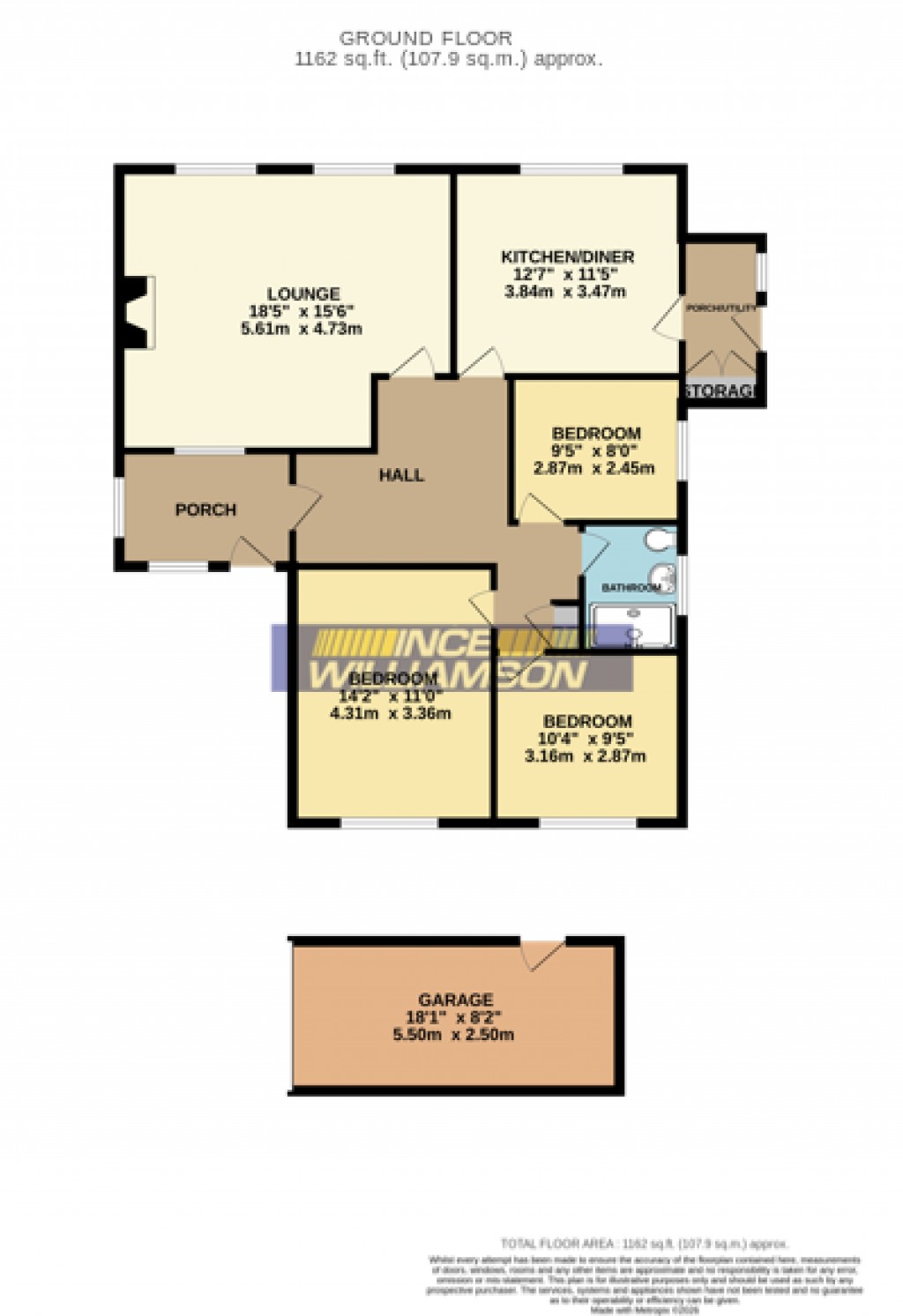 Floorplans For Lady Crosse Drive, Whittle-Le-Woods, Chorley