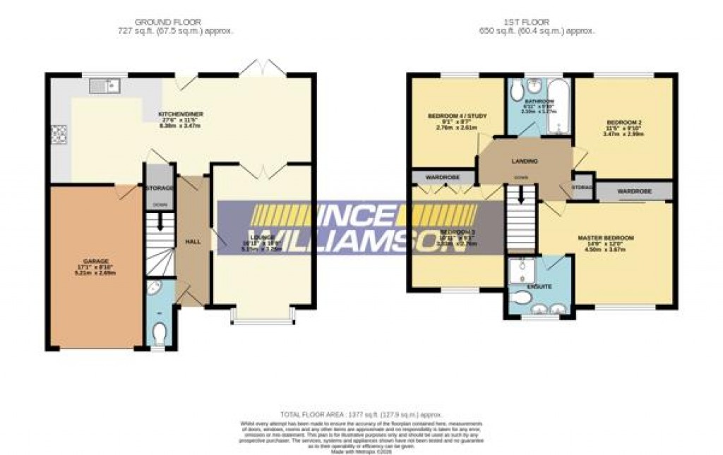 Floorplans For Blossom Grove, Whittle Le Woods, Chorley