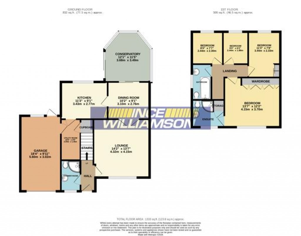 Floorplans For Yarrow Gate, Chorley